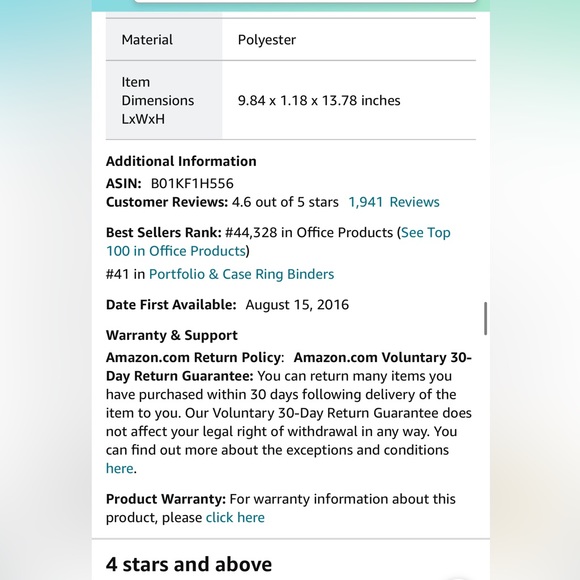 Mygreen Travel Portfolio Water Resistant A4 Document Bag - Picture 6 of 11